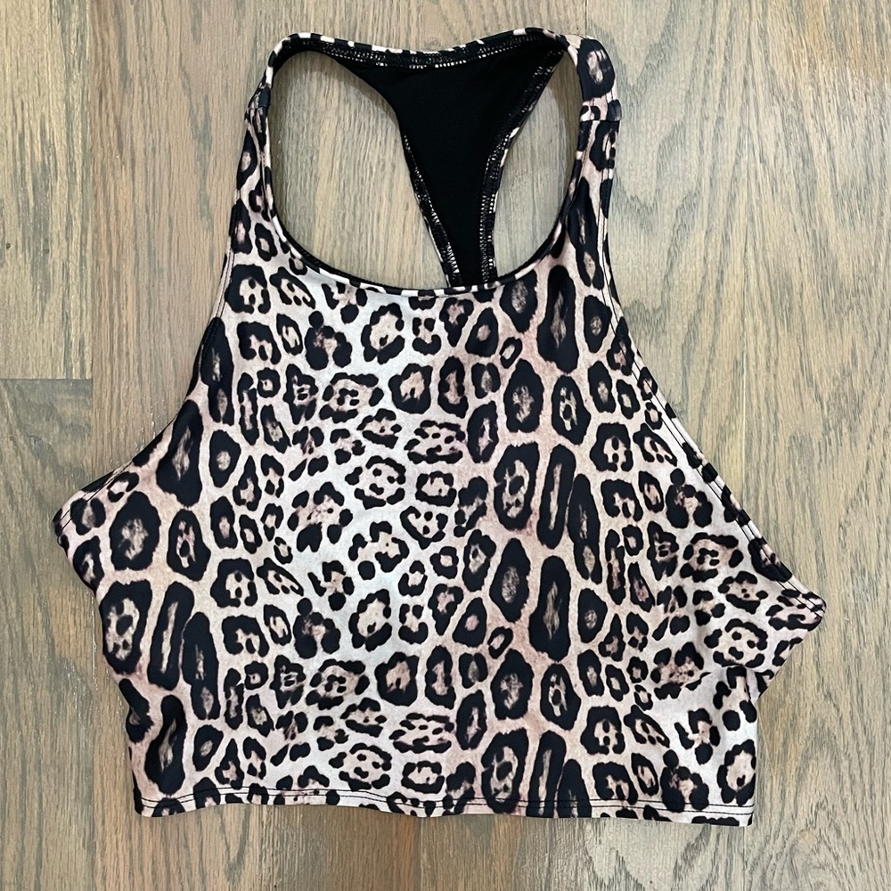 Onzie leopard bra tank